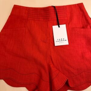 Tamara jarmon designer blues and short set orange